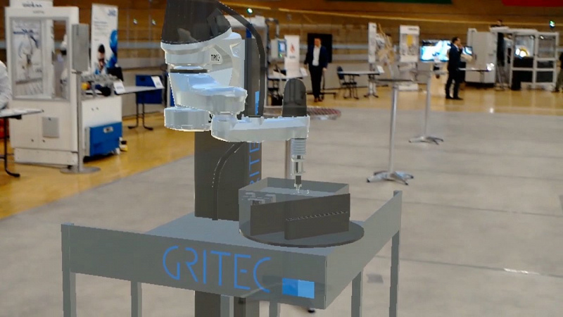 Bild zu GRITEC robot in hololens